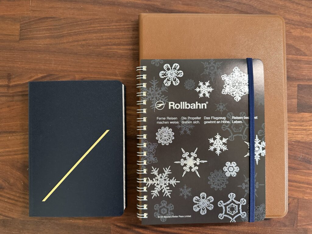 他のノートとの比較、ロルバーンより少し大きい